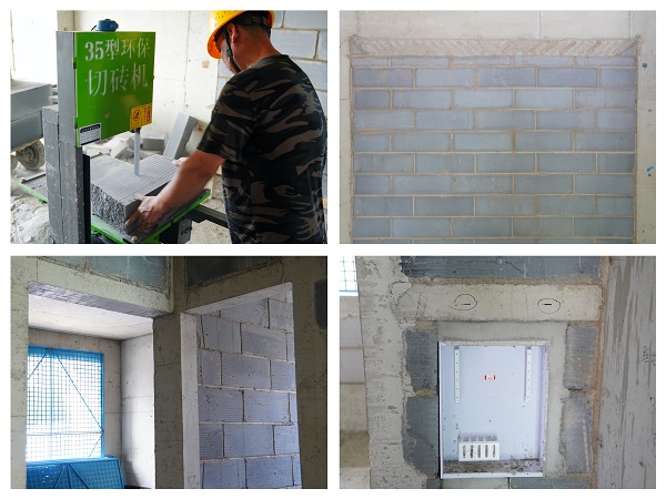 二分公司西三教城中村改造回迁项目二次结构砌筑全面告捷